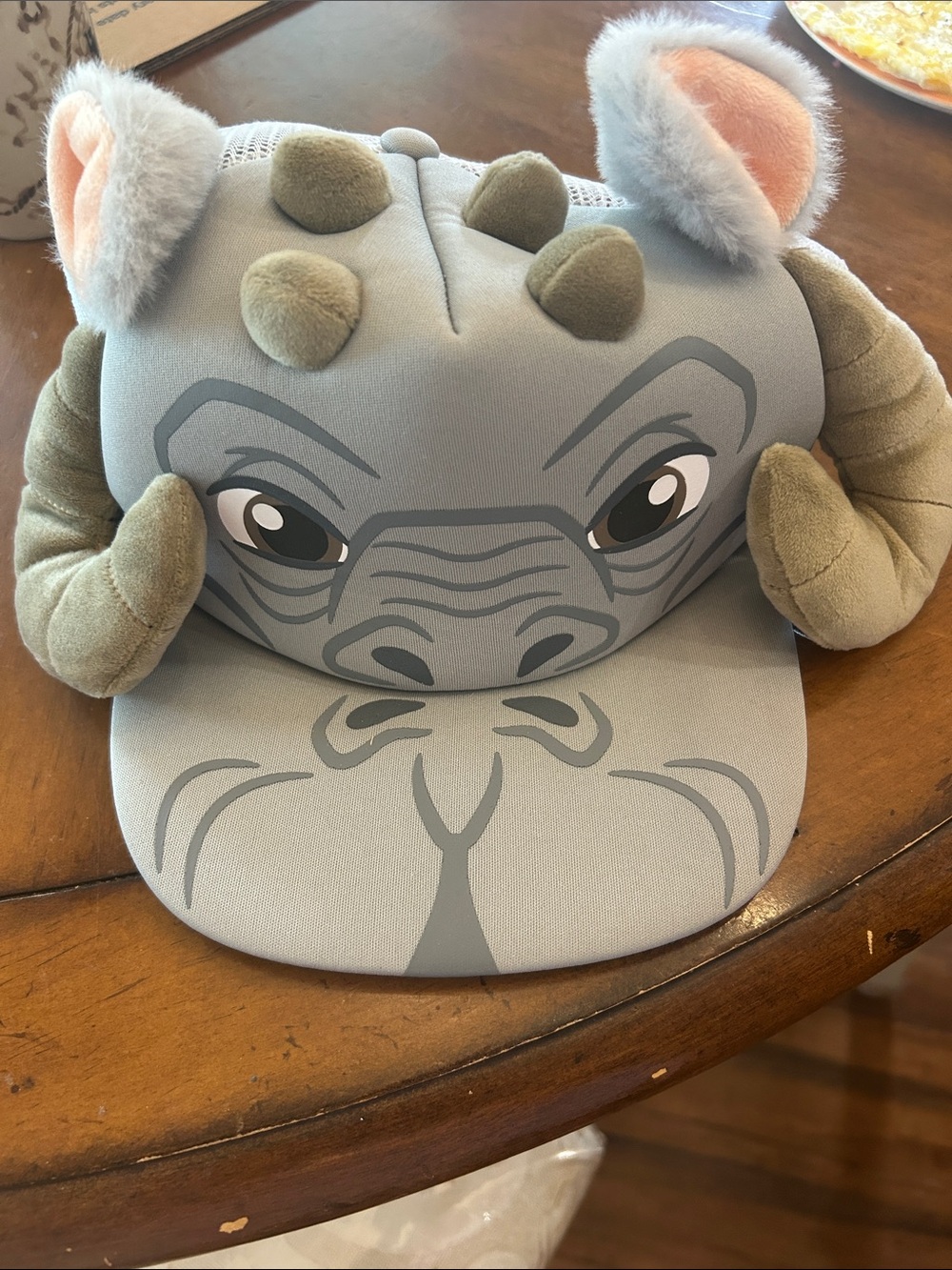 Disney Parks Star Wars Rhino Plush Cap with Soft Ear and Horn Details